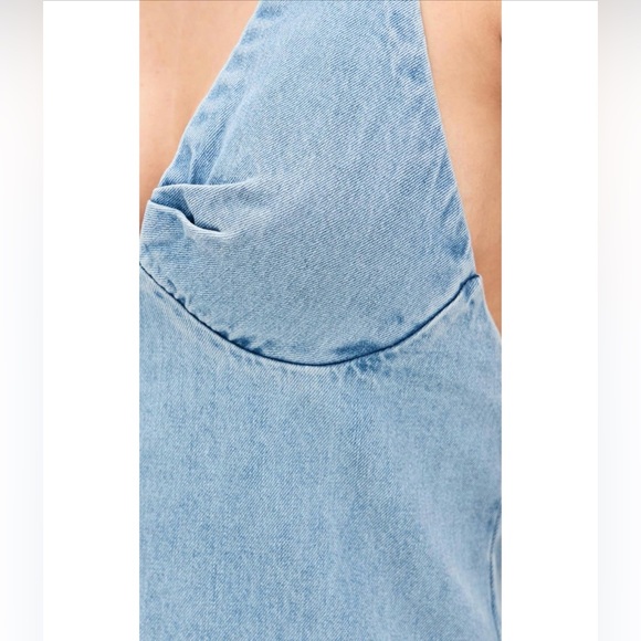 Free People Trevi Denim Mini Dress - Picture 6 of 6